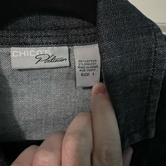 Chico’s Denim Jacket - Picture 4 of 5